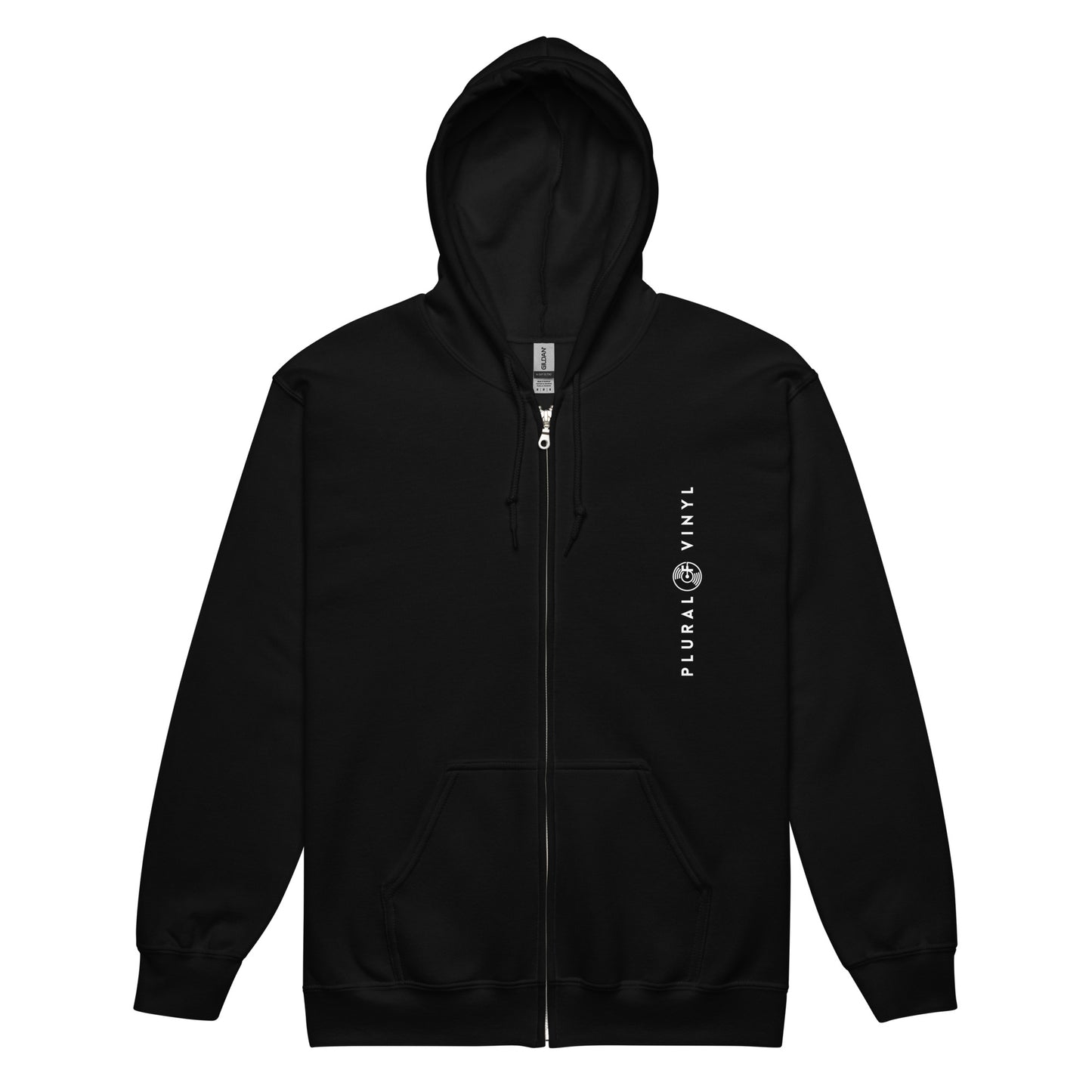 "VERTICAL TRACKING" Unisex heavy blend zip hoodie